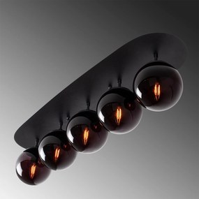 Candeeiro de Teto Well – Preto – 90 x 23 x 25 cm