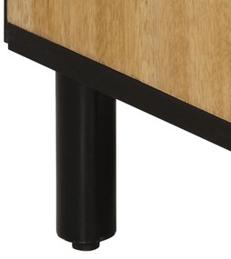 Armário de casa de banho 38x33x160 cm mangueira maciça