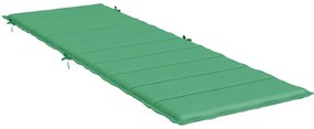 Almofadão p/ espreguiçadeira 186x58x4 cm tecido oxford verde