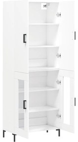 Armário alto 69,5x34x180 cm derivados de madeira branco