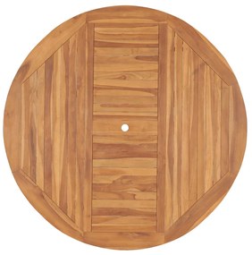 Mesa de jardim 150x76 cm madeira de teca maciça