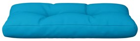 Almofadão para sofá de paletes 70x40x12 cm tecido azul