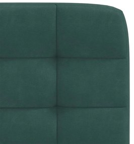 Cadeiras de jantar 2 pcs veludo verde-escuro