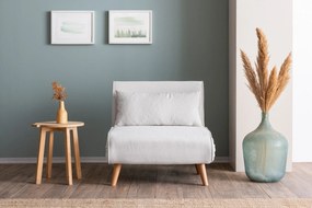 Sofá-Cama Folde – Branco – 50x80x42 cm