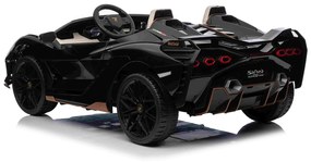 Carro elétrico para crianças Correpasillos Eléctrico Lamborghini Sian 4X4, 12V, 2 Lugares controle remoto 2,4 GHz, entrada USB/AUX, Bluetooth, Suspens