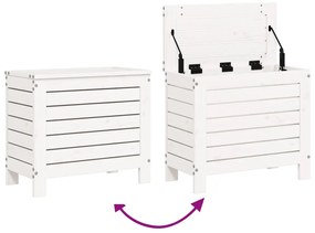 7 pcs conjunto de sofás para jardim pinho maciço branco