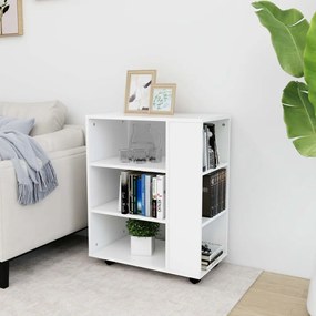 Móvel com rodas 60x35x75 cm derivados de madeira branco