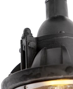 Candeeiro de teto industrial preto - Cabine Industrial