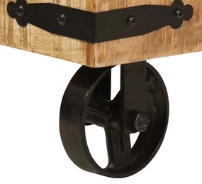 Suporte para roupa c/ rodas 90x35x190 cm mangueira maciça/ferro