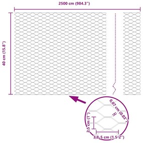 Postes de Cerca vidaXL 11 pcs U-Channel Cinza 40 cm Aço