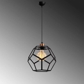 Candeeiro de Teto Degirmen – Preto Bronze – Diâmetro 26 cm x Altura 12