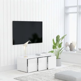 Móvel de TV 80x34x30 cm derivados de madeira branco