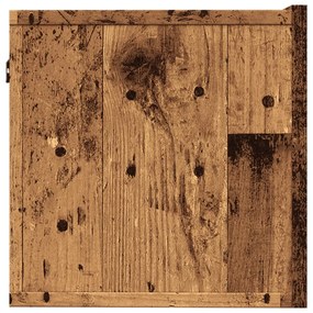 Móveis de parede para TV 2 pcs 100x30x30 cm madeira velha