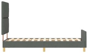 Estrutura de Cama vidaXL Cinza Escuro 80x200 cm Tecido