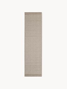 Passadeira para interior e exterior com padrão de diamante Reddy