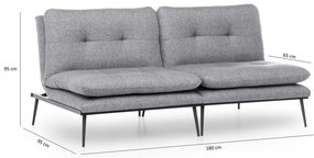 Conjunto de Mobiliário de Sala de Estar Eylül – Carvalho – Várias Medi