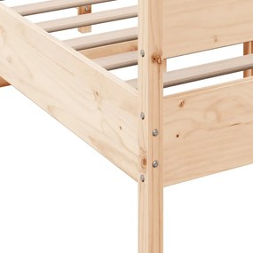Cama sem colchão 120x190 cm madeira de pinho maciça