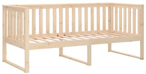 Cama de dia sem colchão 100x200 cm pinho de madeira maciça