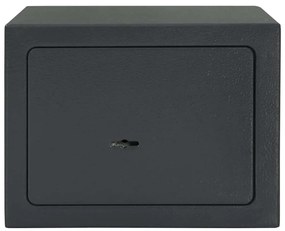 Caixa Segura com Chave Cinza Escuro 17x23x17 cm Aço