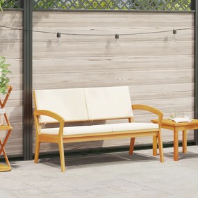 Banco de Jardim vidaXL com Almofadas 115x70x72 cm Madeira Sólida de Acácia
