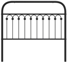 Cabeceira de cama 107 cm metal preto
