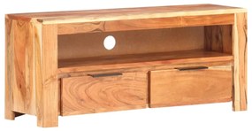 320204 vidaXL Móvel de TV 90x30x40 cm madeira de acácia maciça