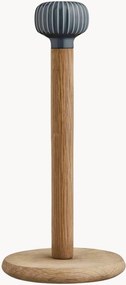 Suporte para rolos de cozinha em madeira de carvalho artesanal Hammershøi