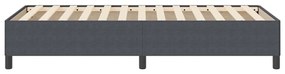 Cama vidaXL Cinza Escuro 100x200 cm em Tecido Corduroy