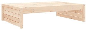 2 pcs conjunto lounge de jardim madeira de pinho maciça