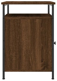 Mesas cabeceira 2pcs 40x42x60cm deriv.madeira carvalho castanho