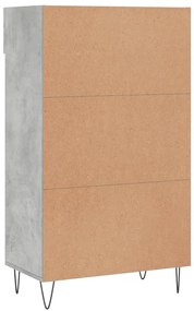 Sapateira 60x35x105 cm derivados de madeira cinzento cimento