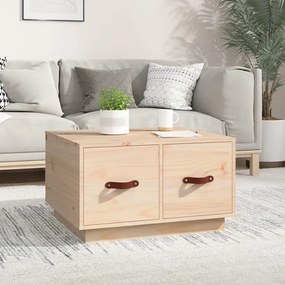 vidaXL Mesa de centro 60x53x35 cm pinho maciço