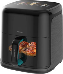  Fritadeira de ar com dupla resistência Cecofry&Grill Smokin'Prime 6500 capacidade de 6,5 litros e potência de 2200 W