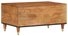 Mesa de centro 80x50x40 cm madeira de mangueira maciça