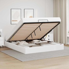 Estrutura de cama com colchão Outros Branco Puro 160 x 200 cm