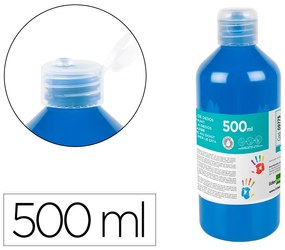 Pintura Dedos Garrafa de 500 Ml Azul