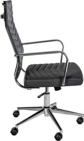 Cadeira de escritório Canby Couro sintético Preto