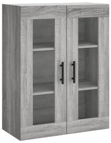 Móveis de parede 2 pcs derivados de madeira cinzento sonoma