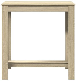 Mesa de bar 102x50x103,5cm derivados de madeira carvalho sonoma