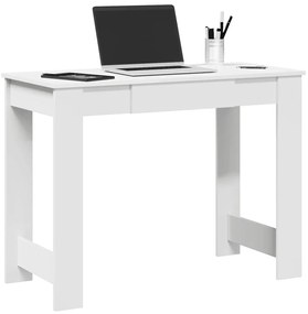 Secretária 100x45x75 cm derivados de madeira branco