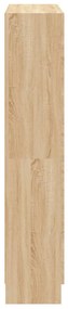 Estante 82,5x30,5x150 cm derivados de madeira carvalho sonoma