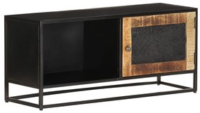 vidaXL Móvel de TV 90x30x40 cm madeira de mangueira áspera