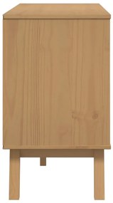 Aparador OLDEN 114x43x73,5 cm madeira de pinho maciça castanho