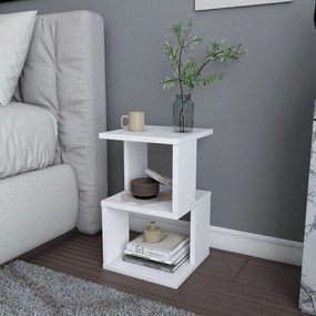 Mesa de Cabeceira Carter – Branco – 29,6x29,6x49,4 cm