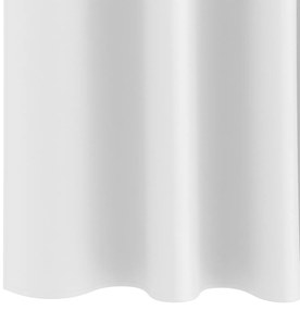 Cortinas opacas 2 pcs Branco Puro 245 x 140 cm Poliéster