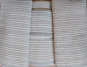 6 Toalhas de banho  jacquard - 550 gr/m2 - algodão C/ Linho