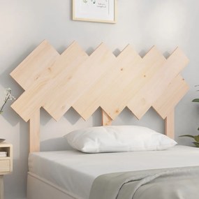 vidaXL Cabeceira de cama 122,5x3x80,5 cm pinho maciço