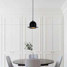Chandelier Fotr Sivani – Preto – Diâmetro 19 cm x Altura 110 cm