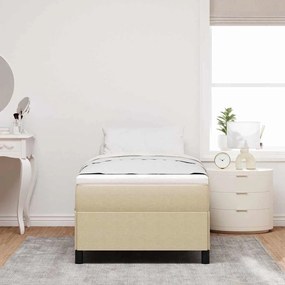 Cama vidaXL Verde Claro Cinza 90x190 cm tecido veludo