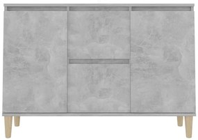 Aparador 101x35x70 cm derivados de madeira cinzento cimento
